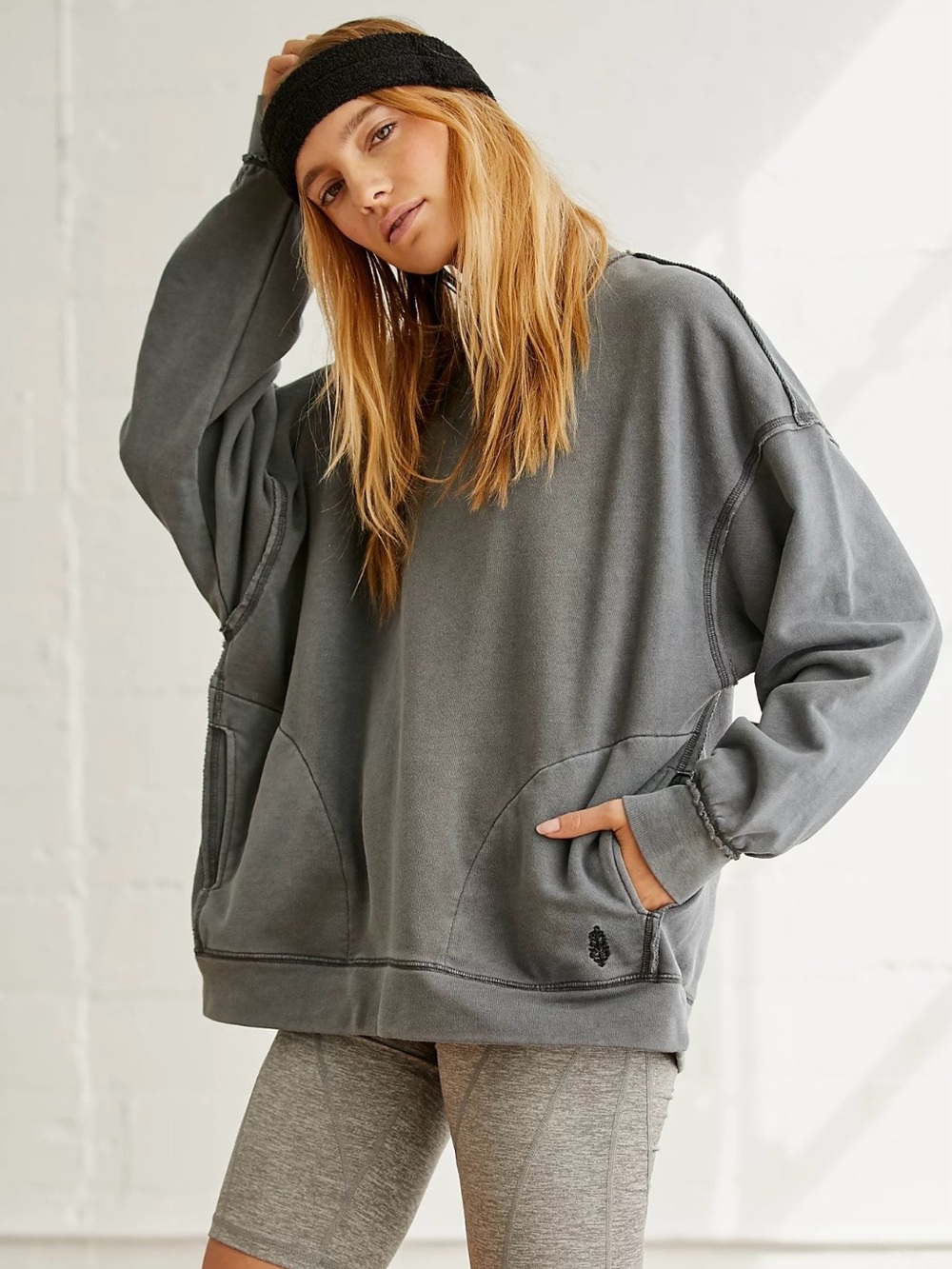 Free People Solid Metti Crew Sweatshirt